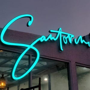 Front Lit Channel Letters, Storefront Sign, Outdoor Sign, Modern Business Sign, Custom Signage, Logo Design, Custom Logo Sign, Face Lit Sign