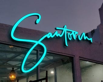 Custom Front lit 3d Signs, Face-lit Channel Letters, Business Custom Signage, Storefront LED Signs, Custom Front Lit Signs, Outdoor 3d Signs