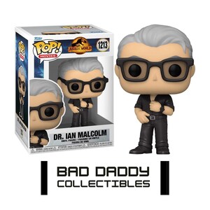 Funko Pop #1213 DR. IAN MALCOLM, Jurassic World Dominion, Jurassic Park