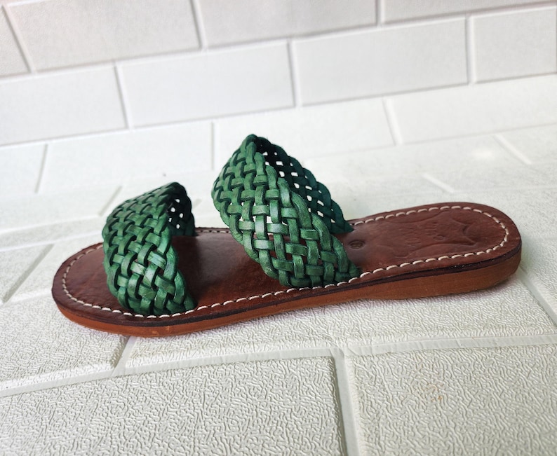 moroccan sandals, handmade sandals, boho sandals women, braided sandals, leather slides women, green summer shoes, green leather sandals, open toe sandals, casual leather slides, artisan sandals, flat sandals women, leather footwear, ethnic leather sandals, barefoot sandals, hippie shoes women, vacation sandals, moroccan shoes, resort sandals women, leather slippers, rustic sandals, green boho sandals, earthy tone sandals, gypsy sandals, slip on leather flats, summer shoes women, handmade sandal
