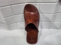 Handmade Moroccan Leather Sandals for Men – Traditional Brown Slides | Artisan Open Toe Slip-On Slippers | Flat Rustic Shoes for Comfort product logo