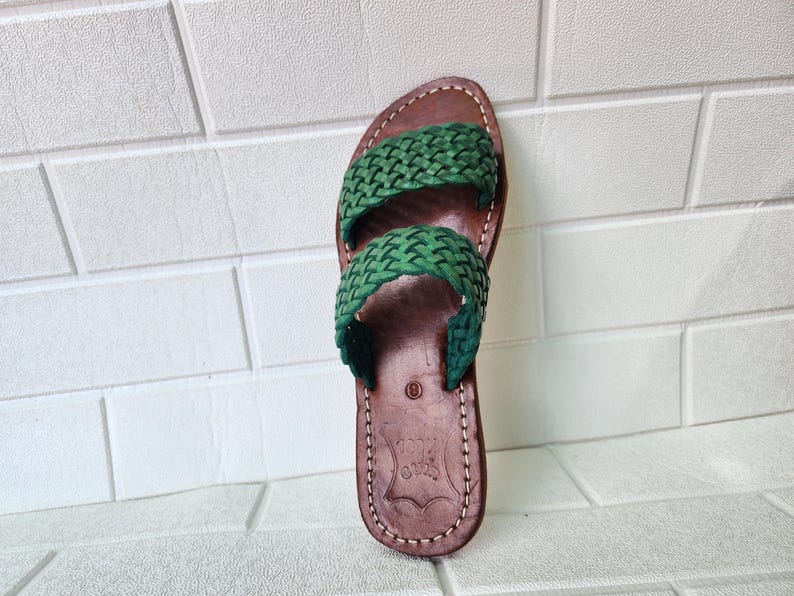 moroccan sandals, handmade sandals, boho sandals women, braided sandals, leather slides women, green summer shoes, green leather sandals, open toe sandals, casual leather slides, artisan sandals, flat sandals women, leather footwear, ethnic leather sandals, barefoot sandals, hippie shoes women, vacation sandals, moroccan shoes, resort sandals women, leather slippers, rustic sandals, green boho sandals, earthy tone sandals, gypsy sandals, slip on leather flats, summer shoes women, handmade sandal