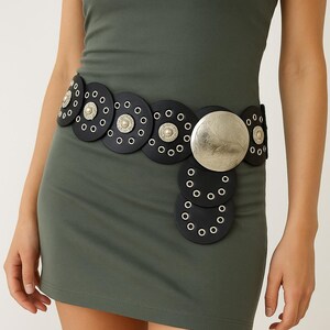 Studded Obi Belt - Etsy display picture 2