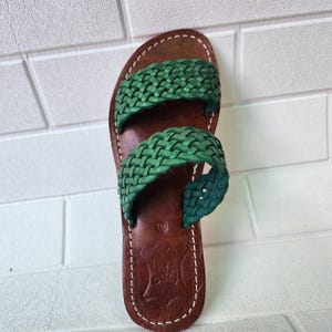 moroccan sandals, handmade sandals, boho sandals women, braided sandals, leather slides women, green summer shoes, green leather sandals, open toe sandals, casual leather slides, artisan sandals, flat sandals women, leather footwear, ethnic leather sandals, barefoot sandals, hippie shoes women, vacation sandals, moroccan shoes, resort sandals women, leather slippers, rustic sandals, green boho sandals, earthy tone sandals, gypsy sandals, slip on leather flats, summer shoes women, handmade sandal