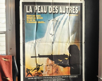 1979 Large Rare Movie Poster SEARCH & DESTROY (CAN) French Moroccan Theater Film Poster