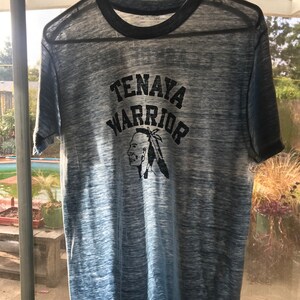 Vintage Class of 1985 Threadbare Thin Burnout T Shirt TENAYA Warriors image 2