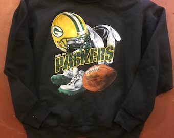 Vintage Green Bay Packers Football Sweatshirt Fruit of the Loom Best XL