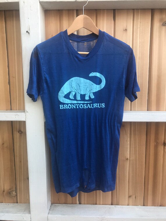 Vintage Dinosaur T-Shirt | Retro Brontosaurus Tee Shirt Vintage Dinosaur T-Shirt | Retro Brontosaurus Tee Shirt