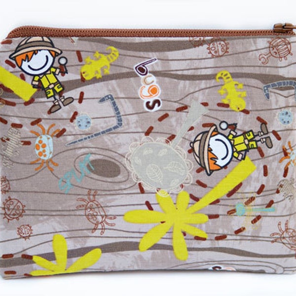 BUGS - Small zip pouch