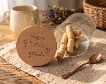 Tarro de almacenamiento personalizado para un ser querido, idea de regalo para tu mejor amiga/hermana, pequeña sorpresa con grabado