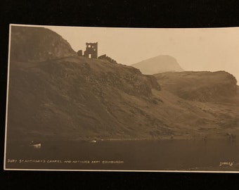 St. Anthony s Chapel And Arthur s Seat Edinburgh Scotland Postcard