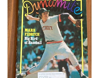 Dynamite Magazine Vol 1 No 1 Mark Fidrych Big Bird Of Baseball July 1977