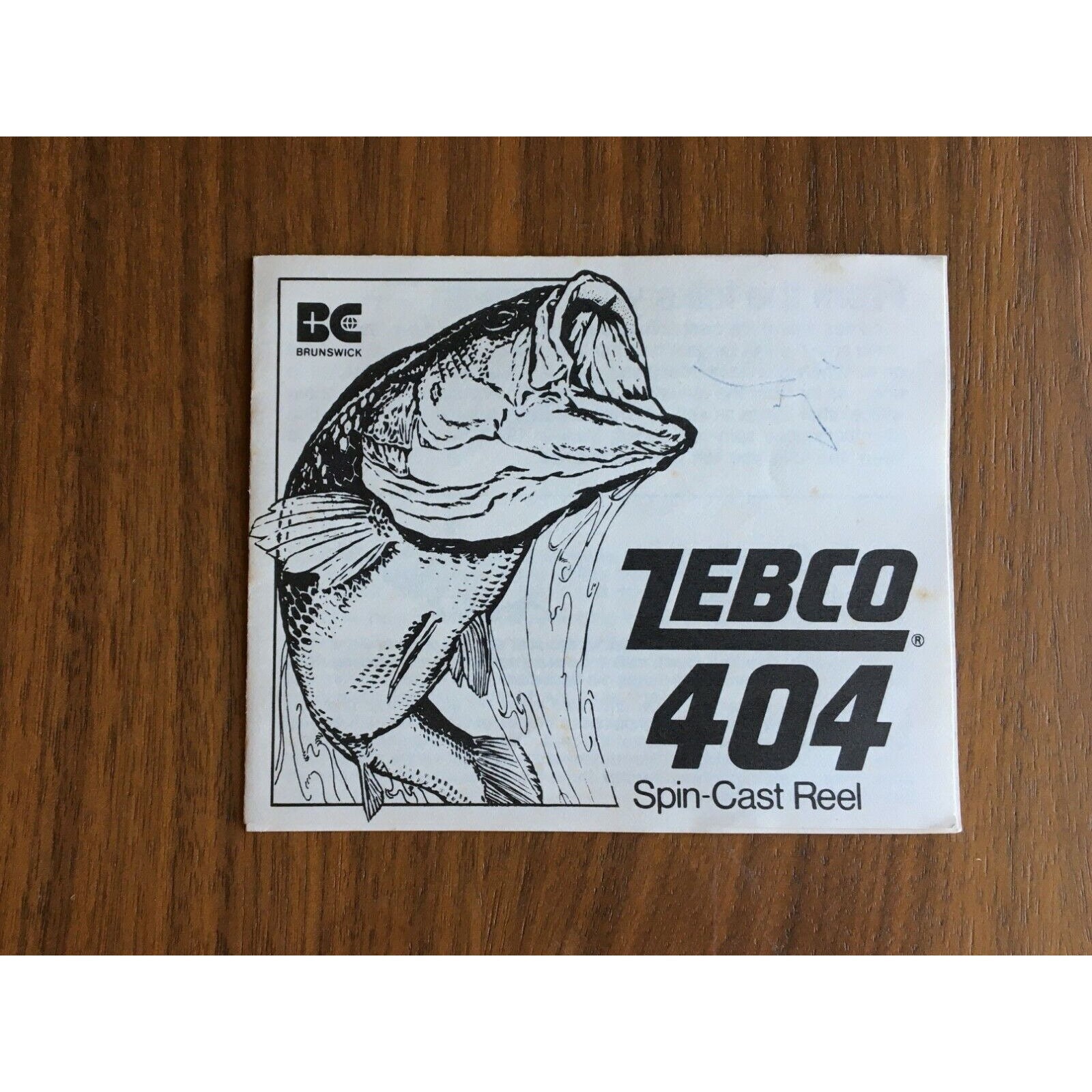 Zebco 404 Spin Cast Reel Brochure 