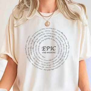 EPIC Musical Comfort Colors Shirt: Greek Mythology Theatre Tee