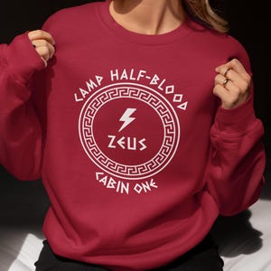 Retro Graphic Tee Greek Mythology Sweatshirt Hoodie Shirt, Camp Half Blood, Heroes Of Olympus Shirt, Camp Inspired Cabin Hoodie