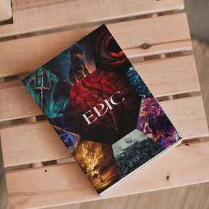 Epic The Musical Carnet cartonné à couverture rigide, carnet esthétique à couverture mate pour les fans