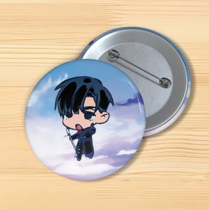 Personalized Alien Stage Buttons Pin