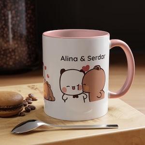 Personalized Bubu Dudu Couple Mugs: Romantic Valentine&#39;s Gift