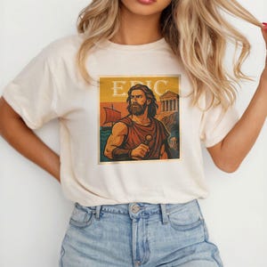 Odysseus Graphic T-Shirt: Greek Mythology Adventure Apparel