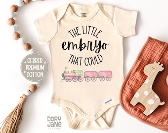 IVF Baby ONESIES® Brand Bodysuit The Little Embryo That Could Baby Bodysuit Premium Cotton Gift for Grandma Baby Girl Announcement Reveal