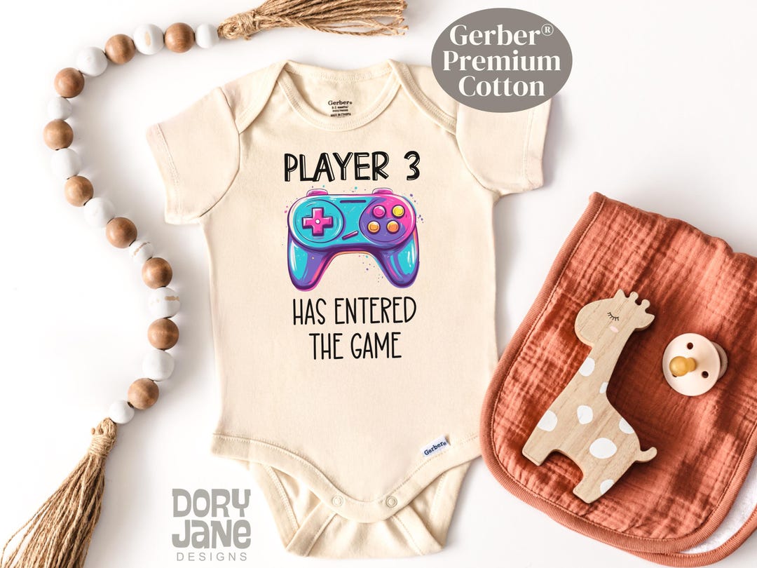 Player 3 Has Entered The Game Baby Bodysuit - Gaming Onesie For Infants