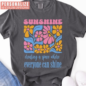 Inclusion Shirt Neurodiversity Tshirt Comfort Colors Inclusion T-Shirt Everyone Can Shine Special Education Teacher Inclusion Teacher Tee