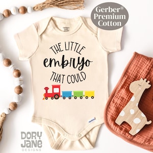 IVF Baby ONESIES® Brand Bodysuit The Little Embryo That Could Baby Bodysuit Premium Cotton Gift for Grandma Baby Announcement Reveal Gift