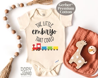 IVF Baby ONESIES® Brand Bodysuit The Little Embryo That Could Baby Bodysuit Premium Cotton Gift for Grandma Baby Announcement Reveal Gift