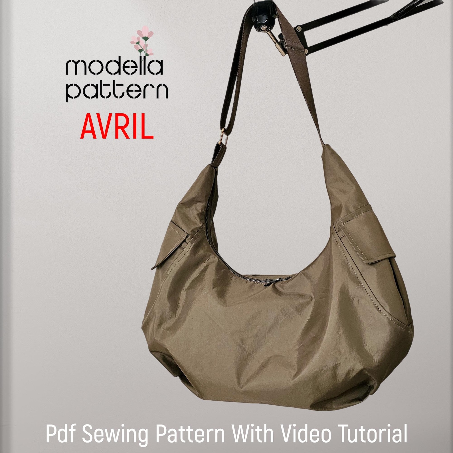 AVRIL Bag Sewing Pattern PDF With Video Tutorial - Handmade Bag Pattern ...