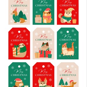 Personalized Christmas Gift Tags Style 1