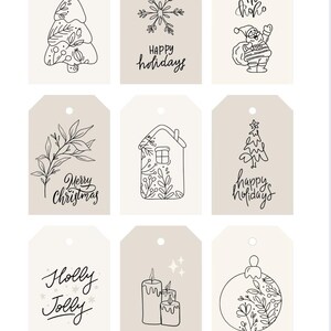 Personalized Christmas Gift Tags Style 4