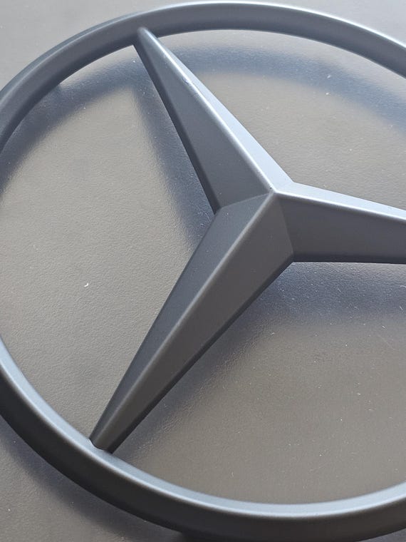 Fregio Logo Stemma Anteriore Per MERCEDES Classe A B CLK C E S ML GL SL 57 Mm - Foto 6