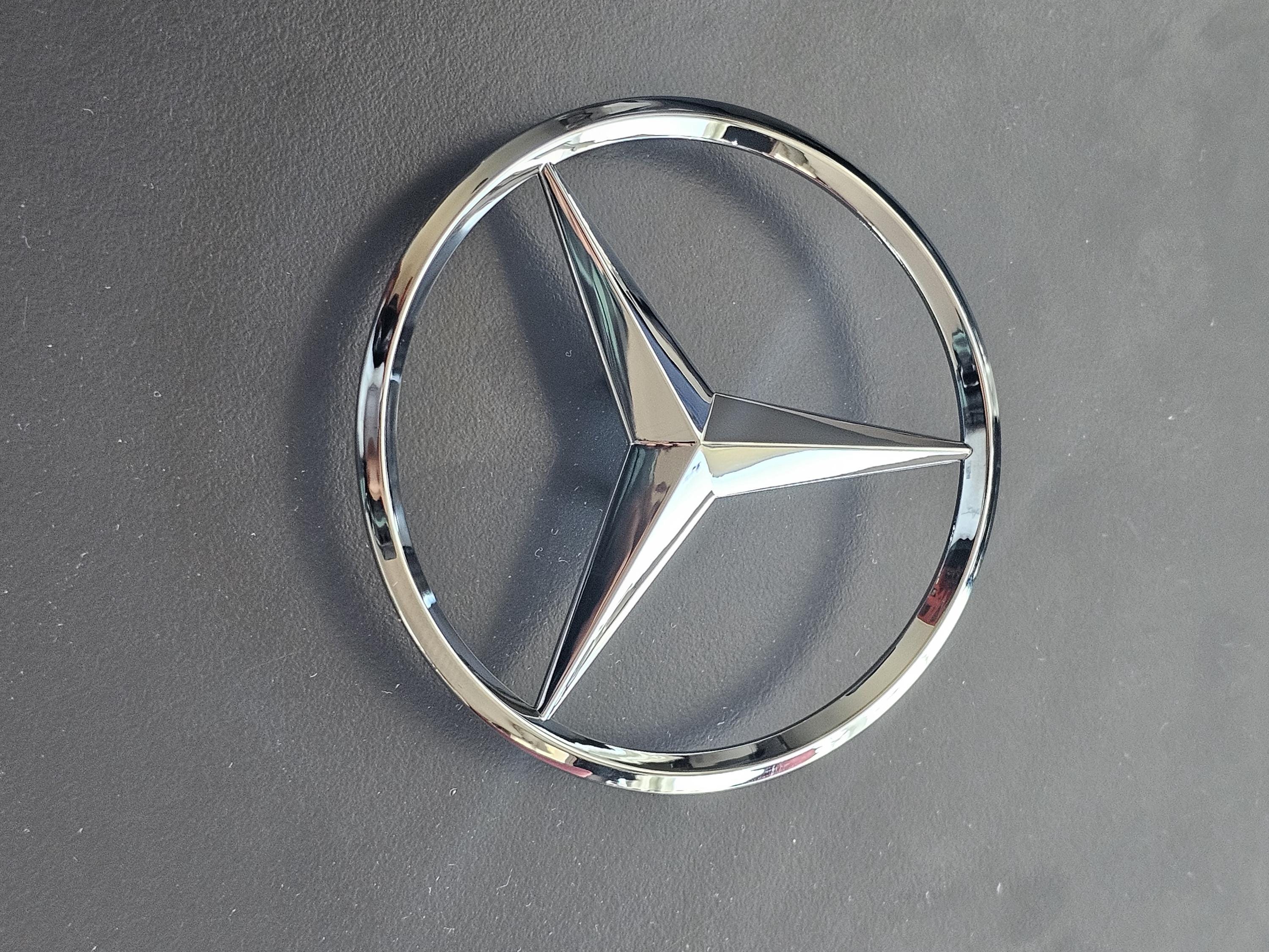 NIBOTT 3d ABS Bagagliaio di Un'auto Badge Adesivo Posteriore Star Logo B180 B200 B220 CDI B250 B260 4MATIC Emblema Misura for Mercedes W246 W245 Accessori (Color : Chrome, Size : B200
