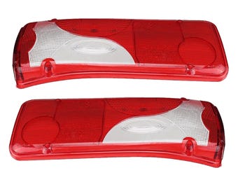 2x Rear Light Lens for Mercedes Sprinter VW Crafter Scania R MAN Tga Tgs Tgx