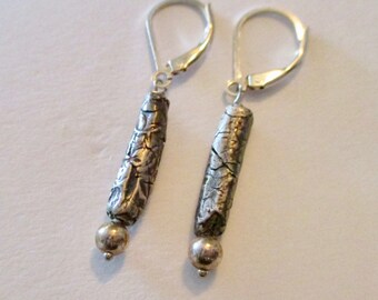 Wholesale Sterling Silver PMC Textured Earrings