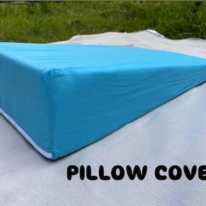 Cotton Wedge Pillow Cover: Post Surgery Pain Relief, Acid Reflux