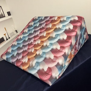 Any size Cover for the Wedge pillow cotton case pillowcase Post Surgery pain relief for Back Hip Knee Acid Reflux Snoring sleep apnea