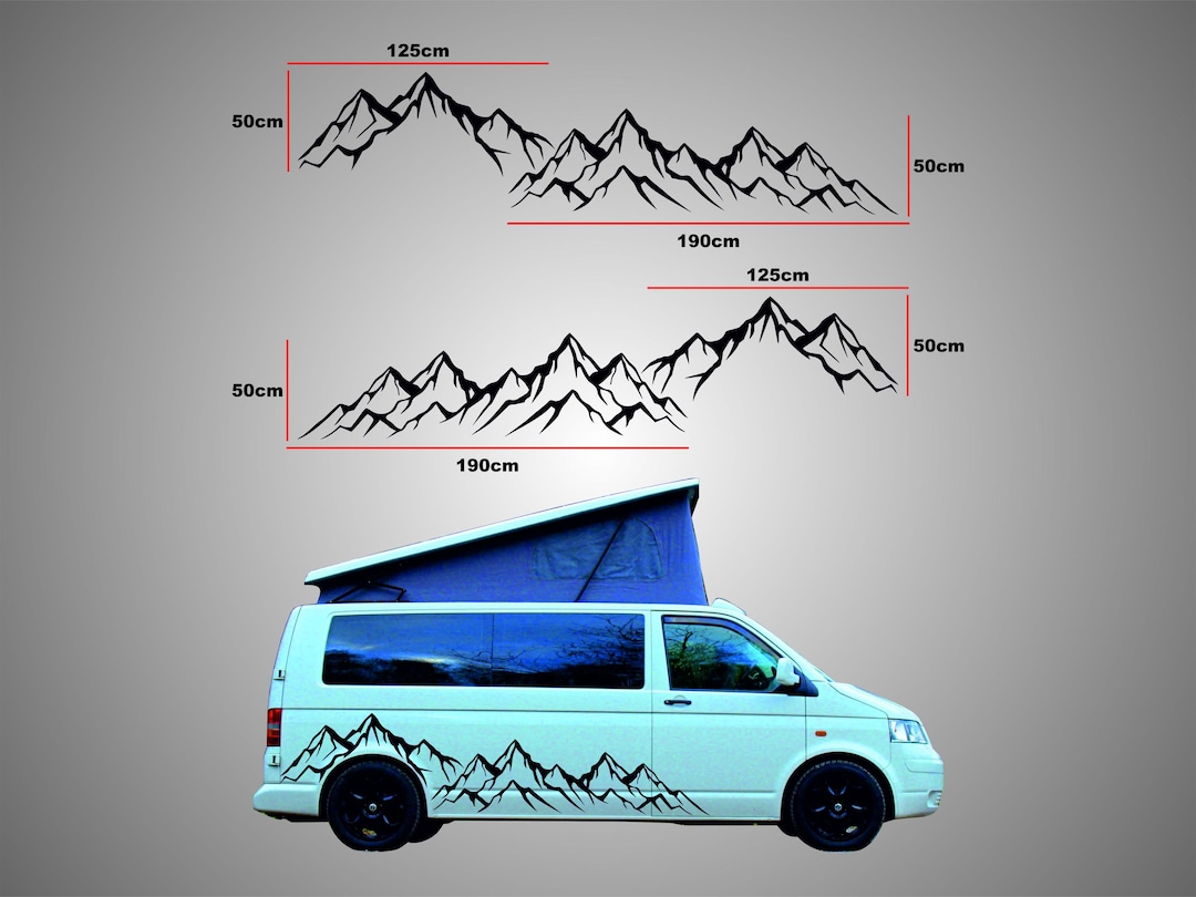 Alpine Panorama Sticker Set for Motorhomes & Campervans | Mountain ...