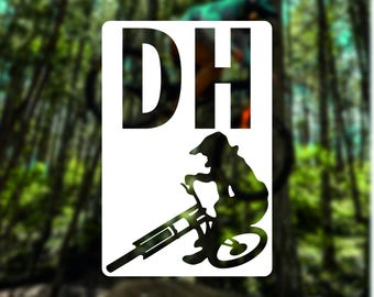 Pegatinas MTB | Pegatinas para bicicleta de montaña | Calcomanía de vida en bicicleta | Pegatina de freeride | Pegatina para parachoques de coche | Decoración de bicicletas para exterior | Regalo de MTB