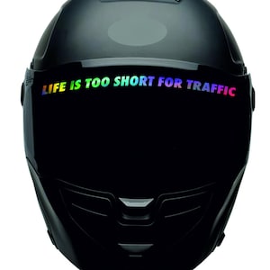 Adesivo per visiera moto | Testo personalizzato | Testo personalizzato per casco moto | Scritte per moto | Adesivi personalizzati per visiere moto