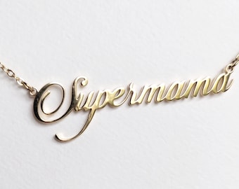 Supermama Ketting (goudkleurig)