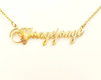 Tjongejonge! necklace (gold steel)