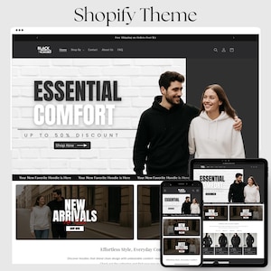 Clothing Website Shopify,Boutique Shopify Theme,Fashion Shopify Template,Minimal Shopify Theme,Black Website Template,Shopify Theme Template