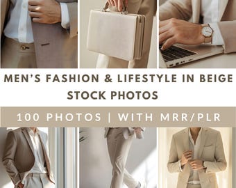 Stockfoton om mäns livsstil | Beige mode och ansiktslösa marknadsföringsbilder (MRR / PLR)
