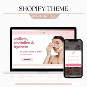 Hautpflege Shopify Vorlage,Pink Shoprise Theme,Shopware 2.0 Themes, Premium Shopware Theme,Shopware Theme,Website-Design-Vorlage,Shopware Website