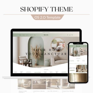 Boutique Shopify, Boho Shopify, Sage Green, Premium Shopify Theme, Shopify 2.0 Themes,Shopify Theme,Shopify Website,Website Design Templates