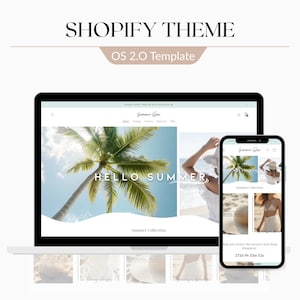 Summer Boutique Shopify Theme | Shopify 2.0 Website Design Template, Premium E-Commerce Shopify Theme for Fashion and Beauty Stores
