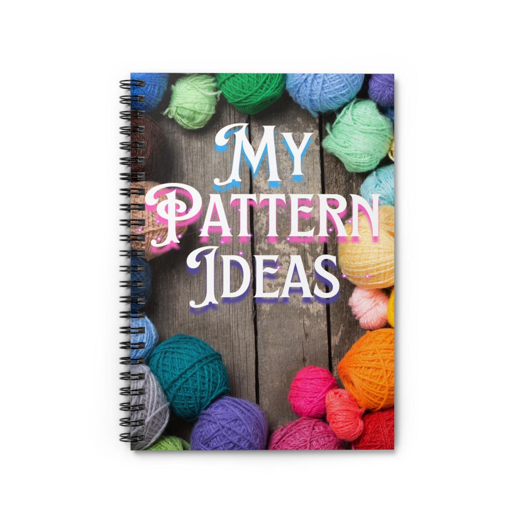 Yarn Lover Notebook, Crochet Pattern Idea Spiral Notebook - Etsy