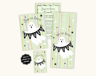 You've Been Booed Halloween Kit | Printable Gift Tags (Digital Download)