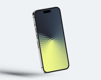 Abstract Wave iPhone Wallpaper, Gradient Phone Background, Minimalist Phone Lock Screen (Digital Download)